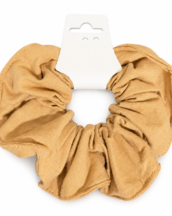Oversized Fabric Scrunchie Hair Tie
