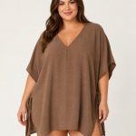 Zenana V-Neck Side Tie Oversized Top